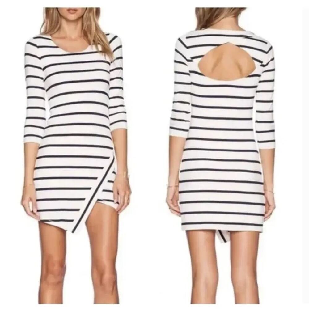 Lovers + friends long sleeves women’s asymmetrical dress